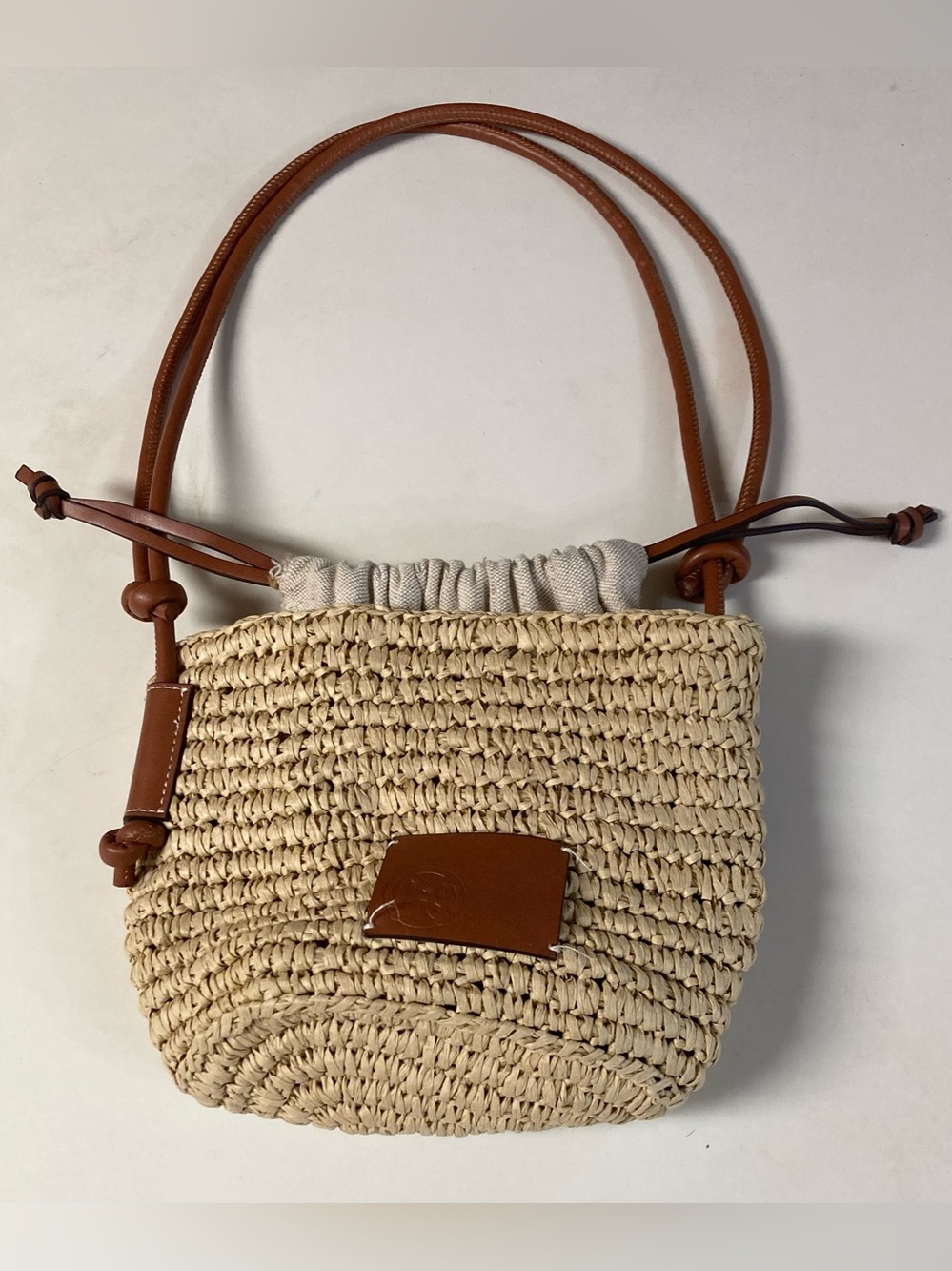 H&M Raffia Bucket Bag